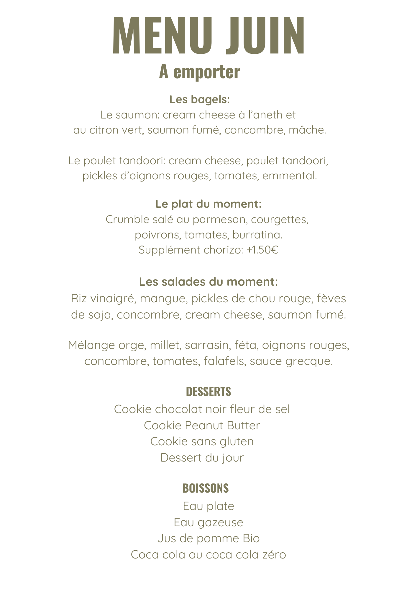 MENU PLATEAU REPAS SHERLOCK COFFEE LAMBALLE